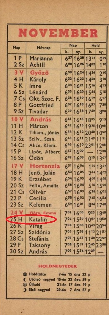 KincsesKalendarium 1957 pages25 25