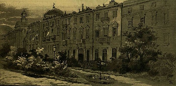 Ház Torinóban ahol Kossuth meghalt Via dei Mille 22