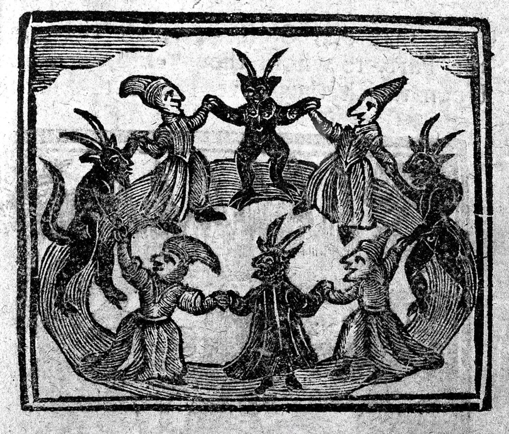 Ördögökkel táncoló boszorkányok 1720